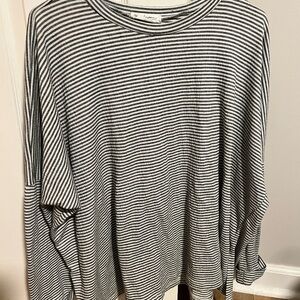 CJLA Evelyn Black and White Stripe